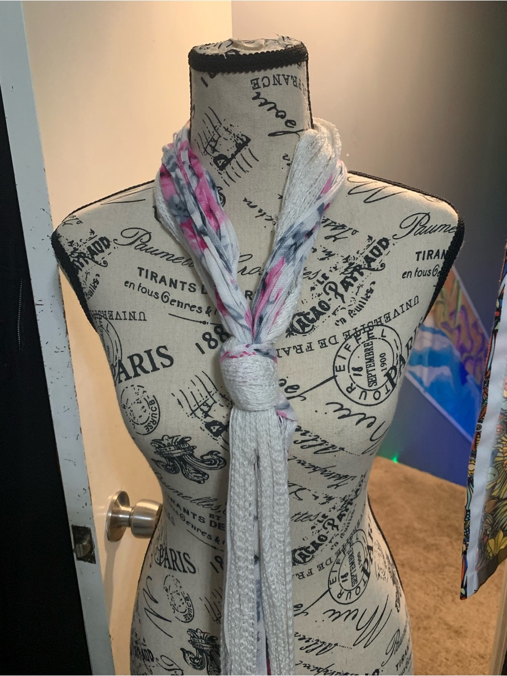 Charlotte Russe skinny scarves-set of 2